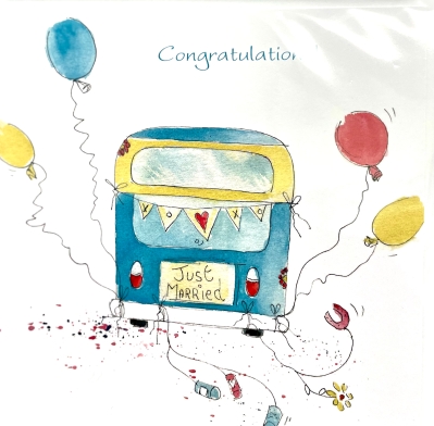 Congratulations! (Just married) card