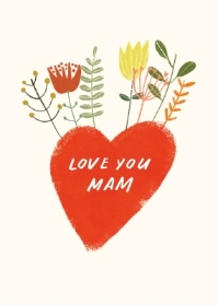 LOVE YOU MAM (card)