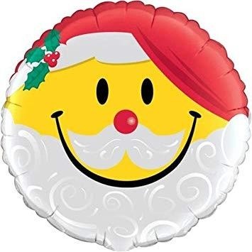 Helium balloon Santa