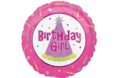 Birthday Girl Helium Balloon