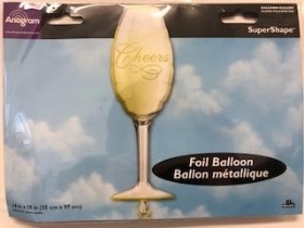 Cheers Champagne Glass Balloon