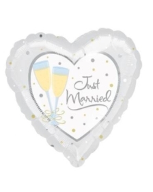 Just Married Balloon