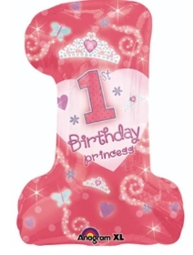 1st Birthday Girl Balloon