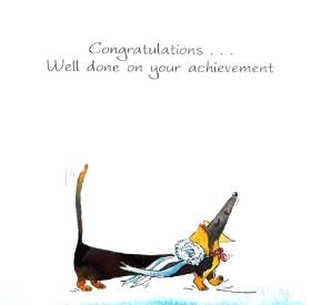 Congratulations Well Done On Your Achievement card