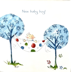 New Baby Boy Card