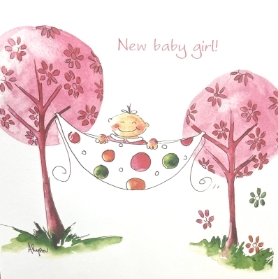 New Baby Girl Card